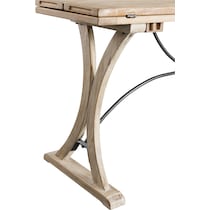 dunbar neutral dining table   