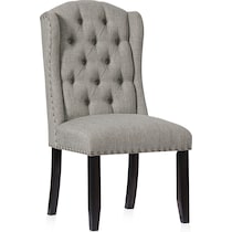 duncan gray dining chair   
