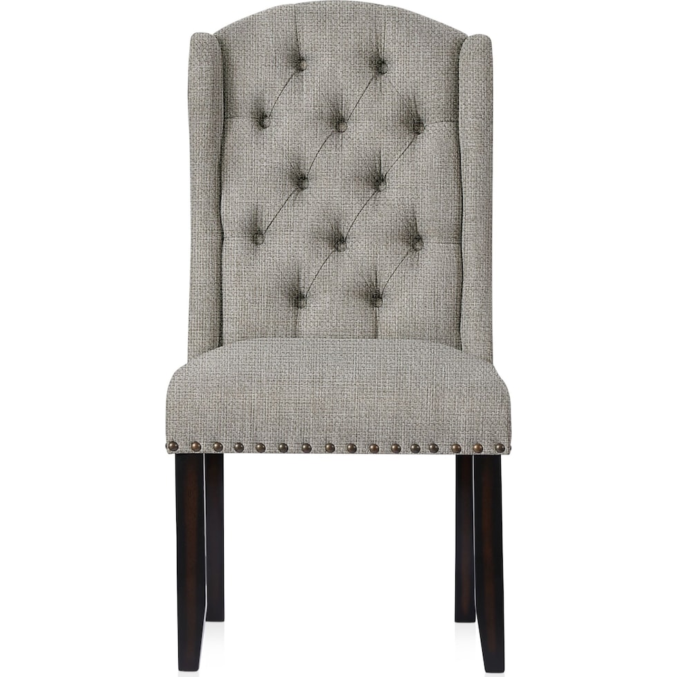 duncan gray dining chair   