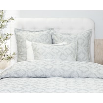 dunn green queen bedding set   