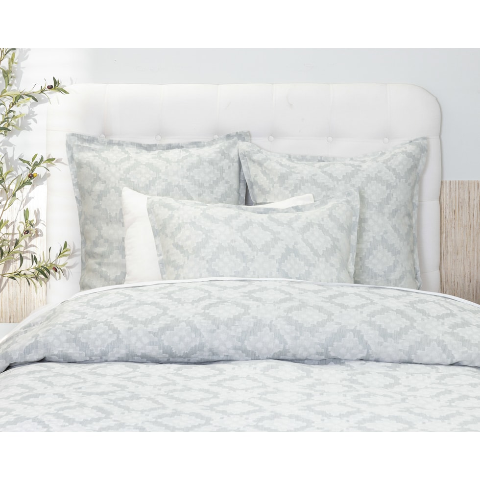 dunn green queen bedding set   