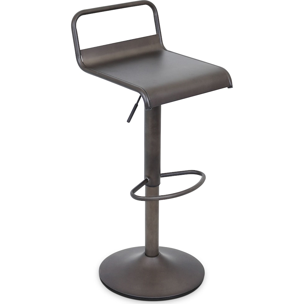 duran black bar stool   