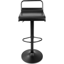 duran black bar stool   