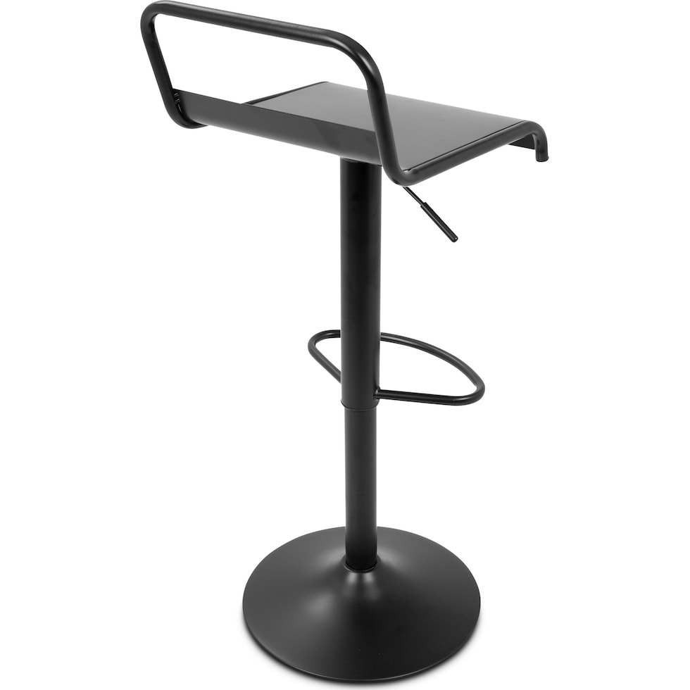 duran black bar stool   