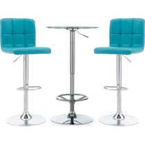 dustin blue  pc bar set   