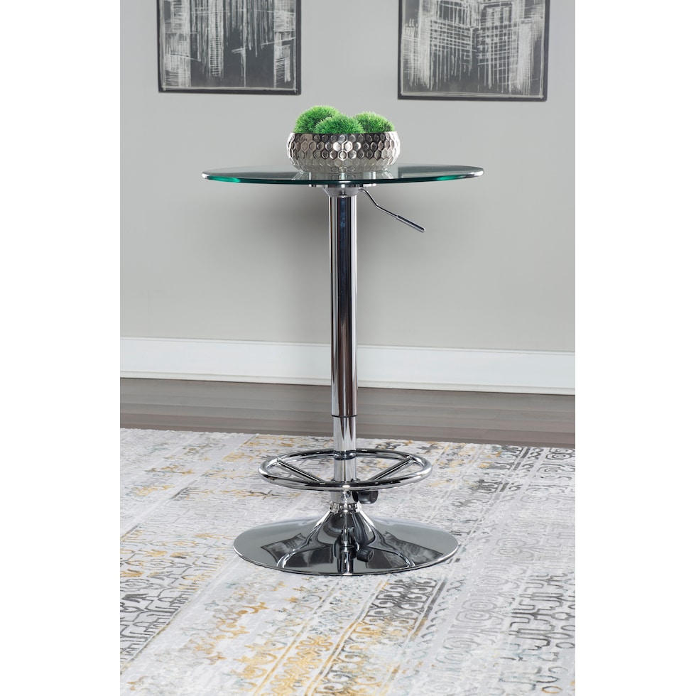 dustin silver dining table   