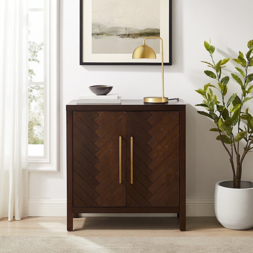 dutton dark brown cabinet   