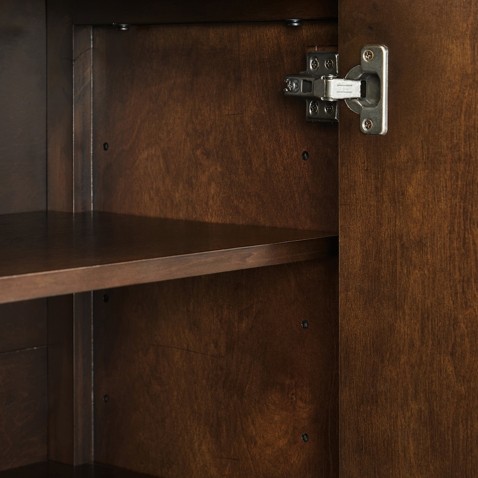 dutton dark brown cabinet   