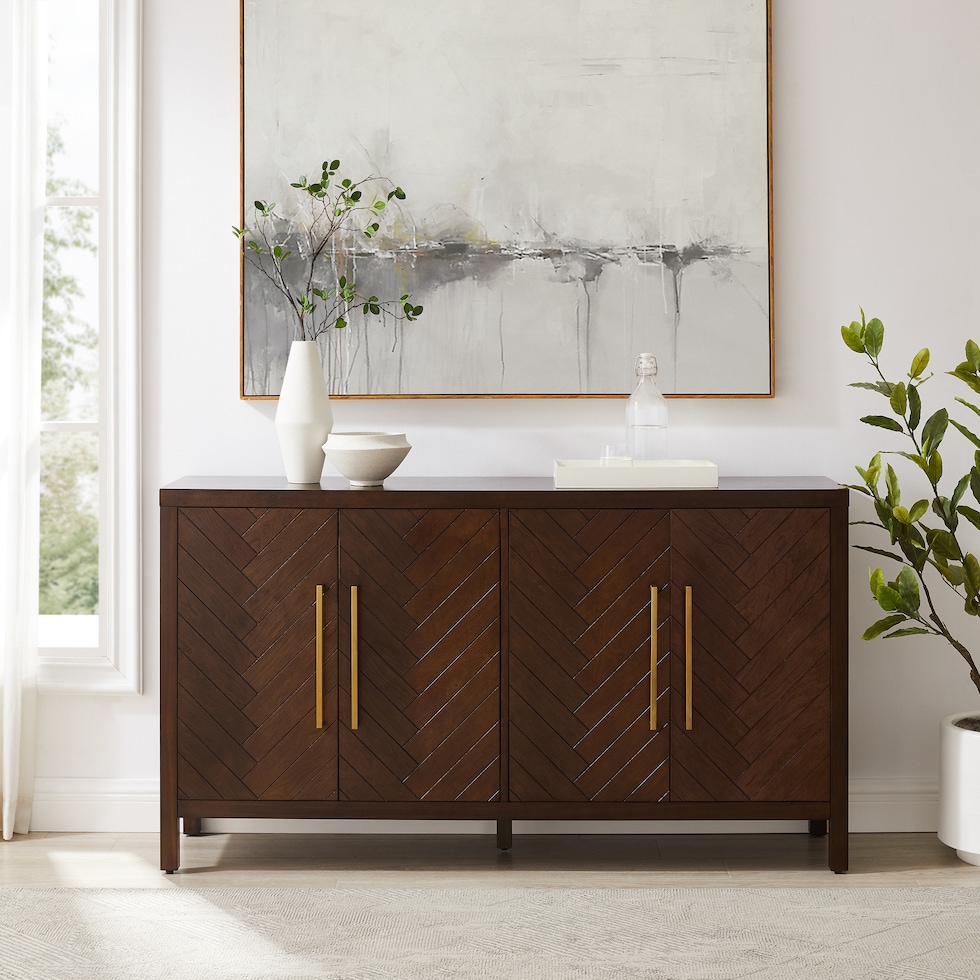 dutton dark brown sideboard   