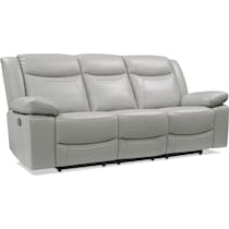 duval gray  pc manual reclining living room   