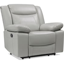 duval gray  pc manual reclining living room   