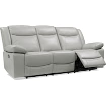 duval gray  pc manual reclining living room   
