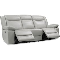 duval gray  pc manual reclining living room   