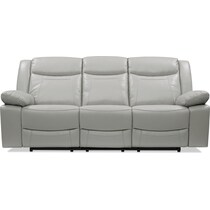 duval gray  pc manual reclining living room   