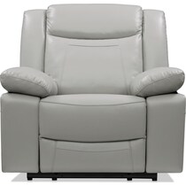 duval gray  pc manual reclining living room   