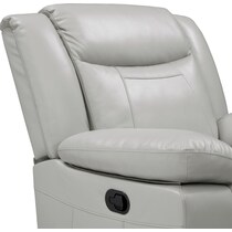 duval gray  pc manual reclining living room   