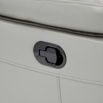 duval gray  pc manual reclining living room   