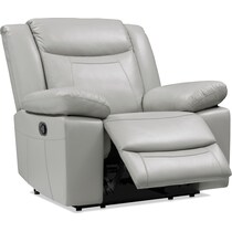 duval gray  pc manual reclining living room   