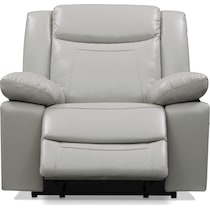 duval gray  pc manual reclining living room   