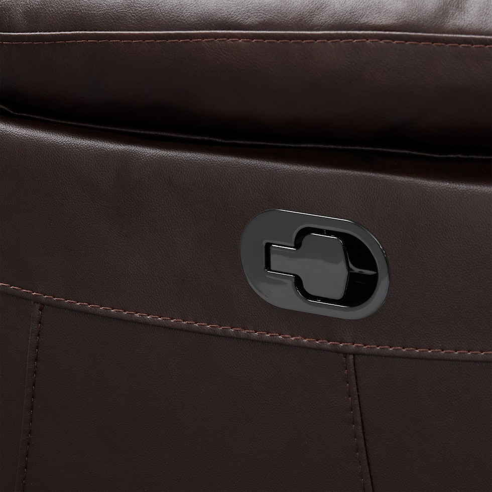 duval light brown recliner   
