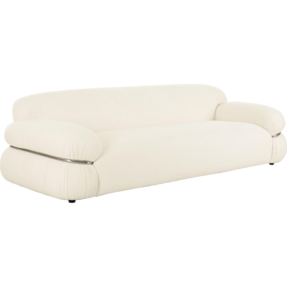 dyanne cream boucle sofa   