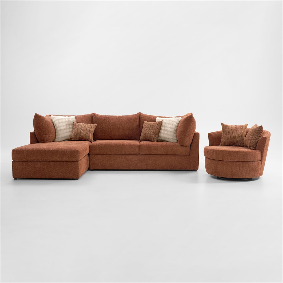 dylan orange  pc living room   