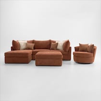 dylan orange  pc living room   