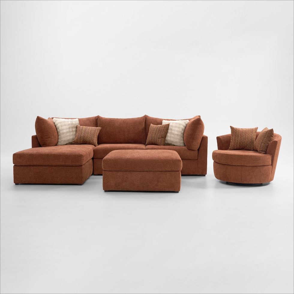 dylan orange  pc living room   