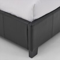 eclipse black king bed   