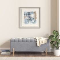 eden blue wall art   