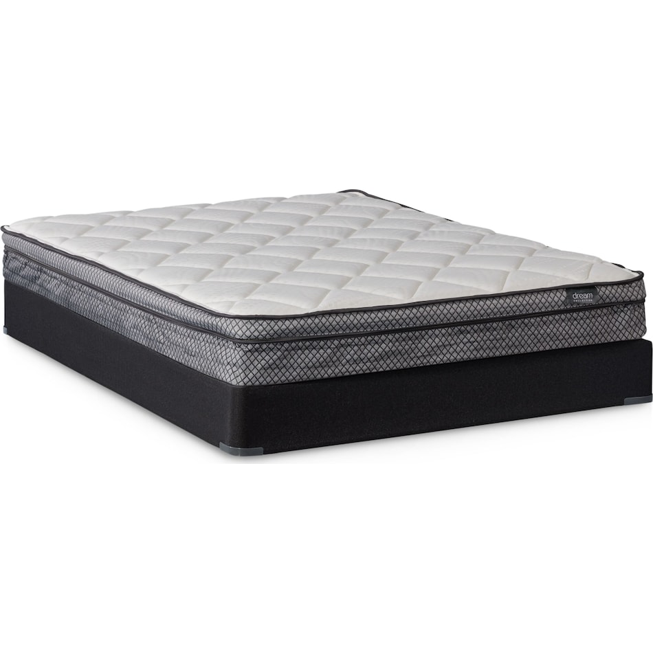 eden white queen mattress split foundation set   