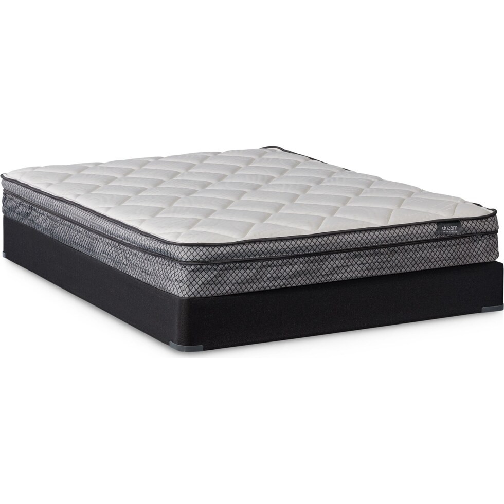 eden white twin mattress foundation set   