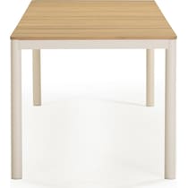 edgartown light brown outdoor dining table   
