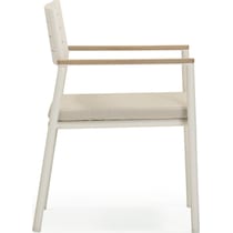 edgartown white outdoor chair   