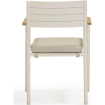 edgartown white outdoor chair   