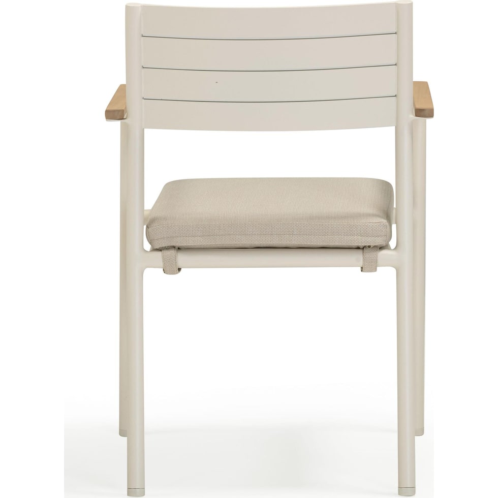 edgartown white outdoor chair   