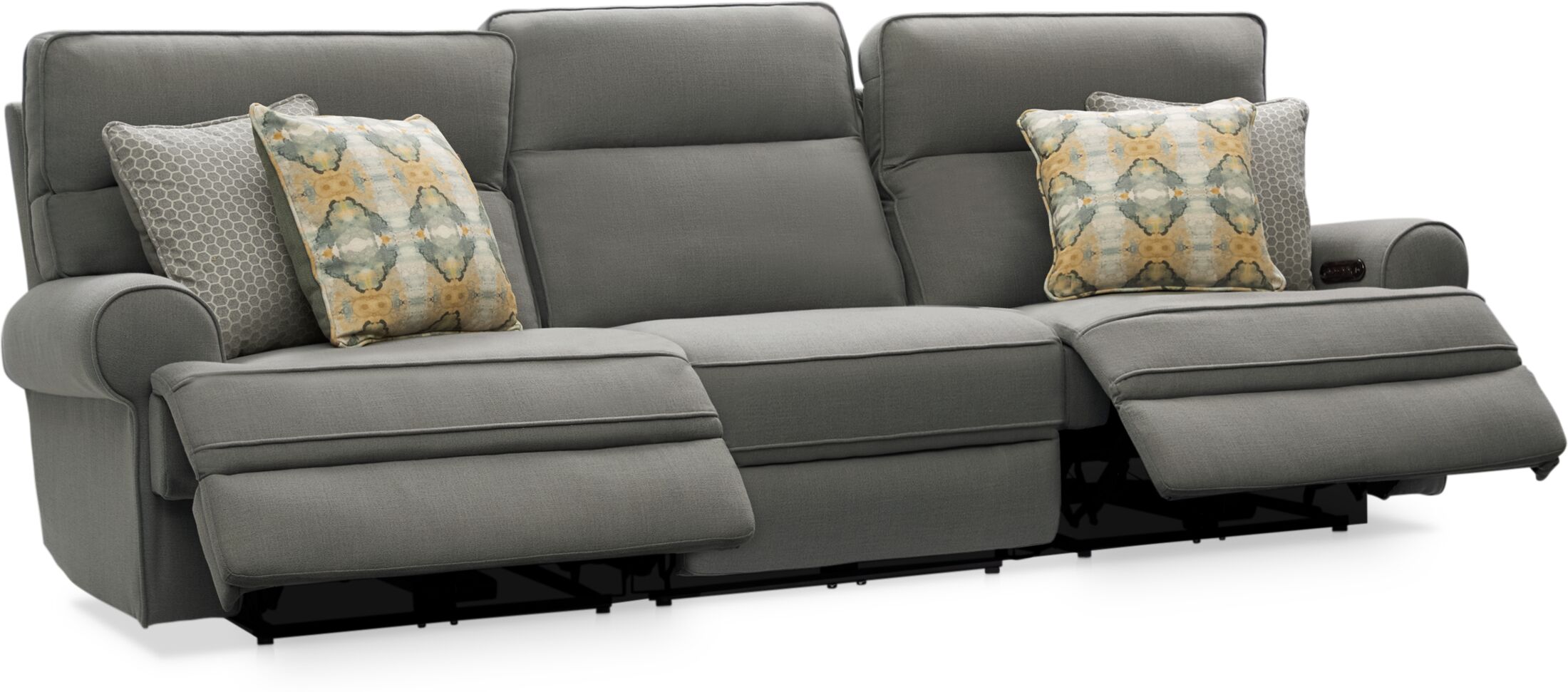 3 seater sofa with 2 reclining seats