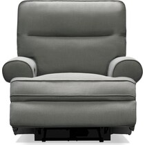 edgehill gray power recliner   