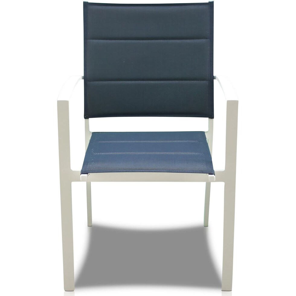 edgewater blue outdoor chair set   