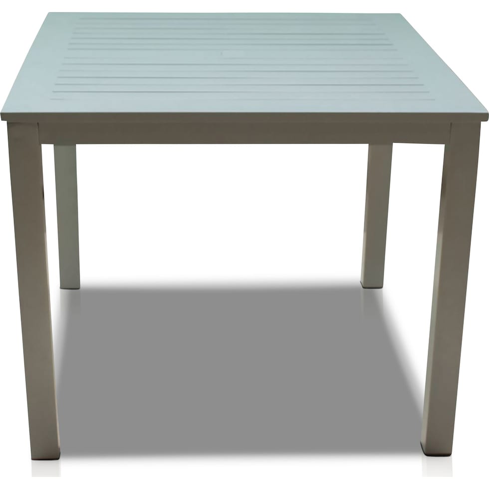 edgewater gray outdoor dining table   