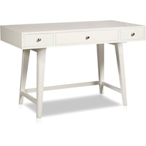 edith white desk   