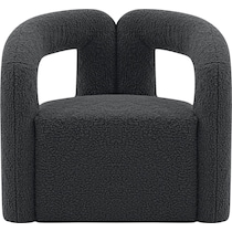 edmonda black accent chair   