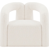 edmonda cream accent chair   