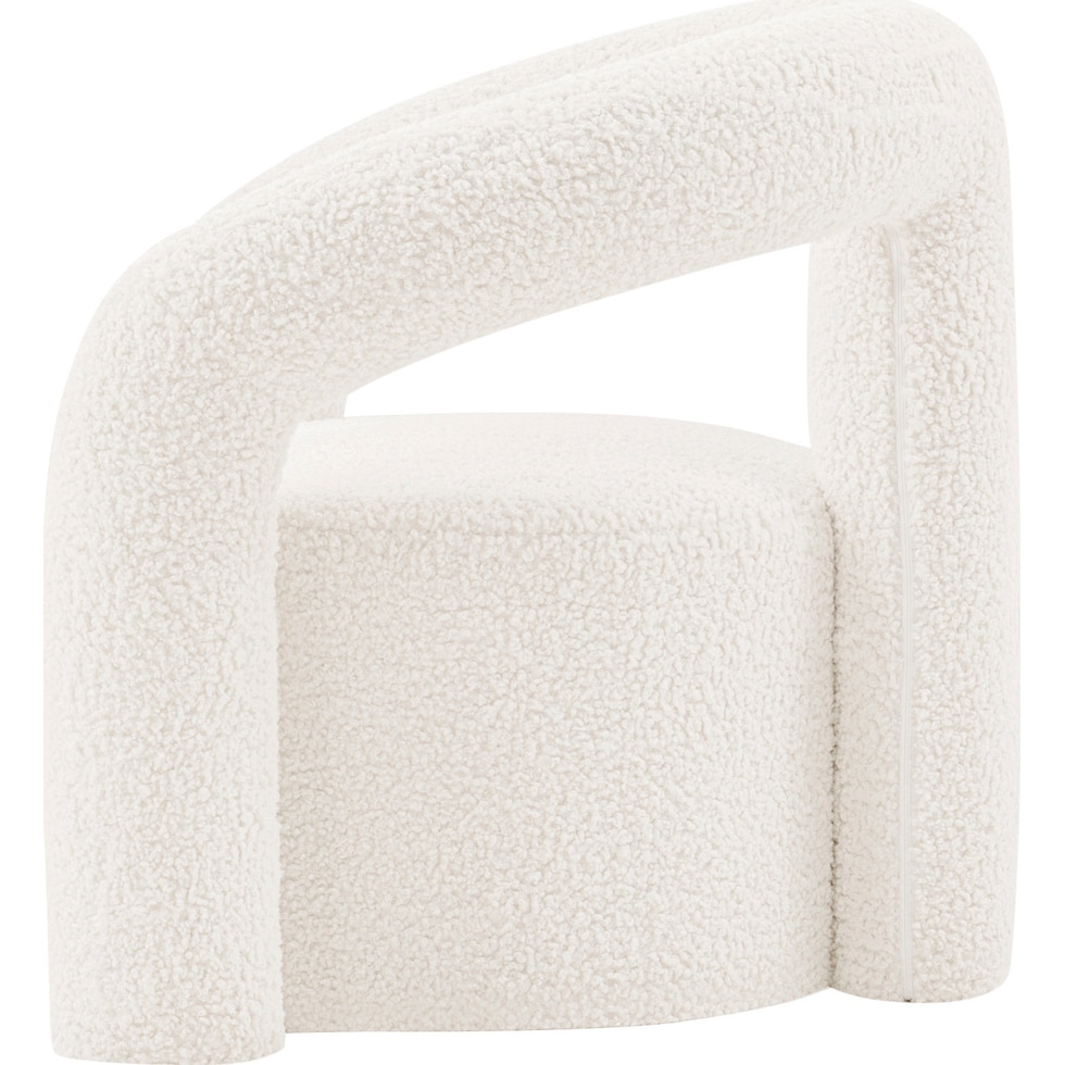 edmonda cream accent chair   