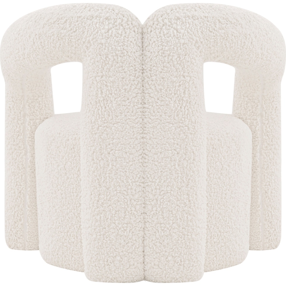 edmonda cream accent chair   