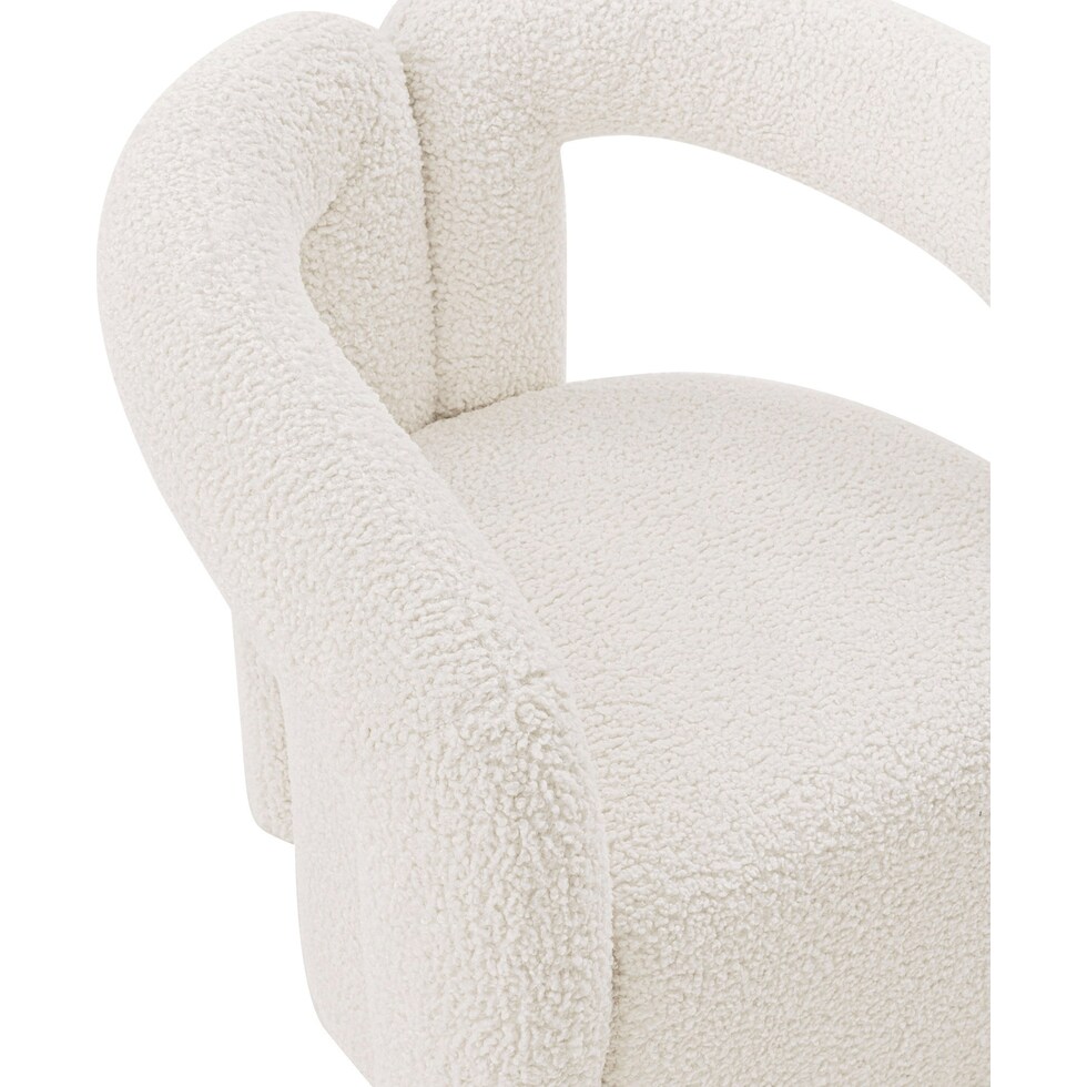 edmonda cream accent chair   
