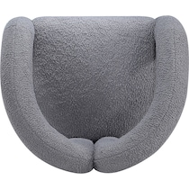 edmonda gray accent chair   