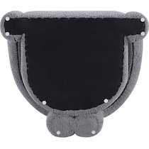edmonda gray accent chair   