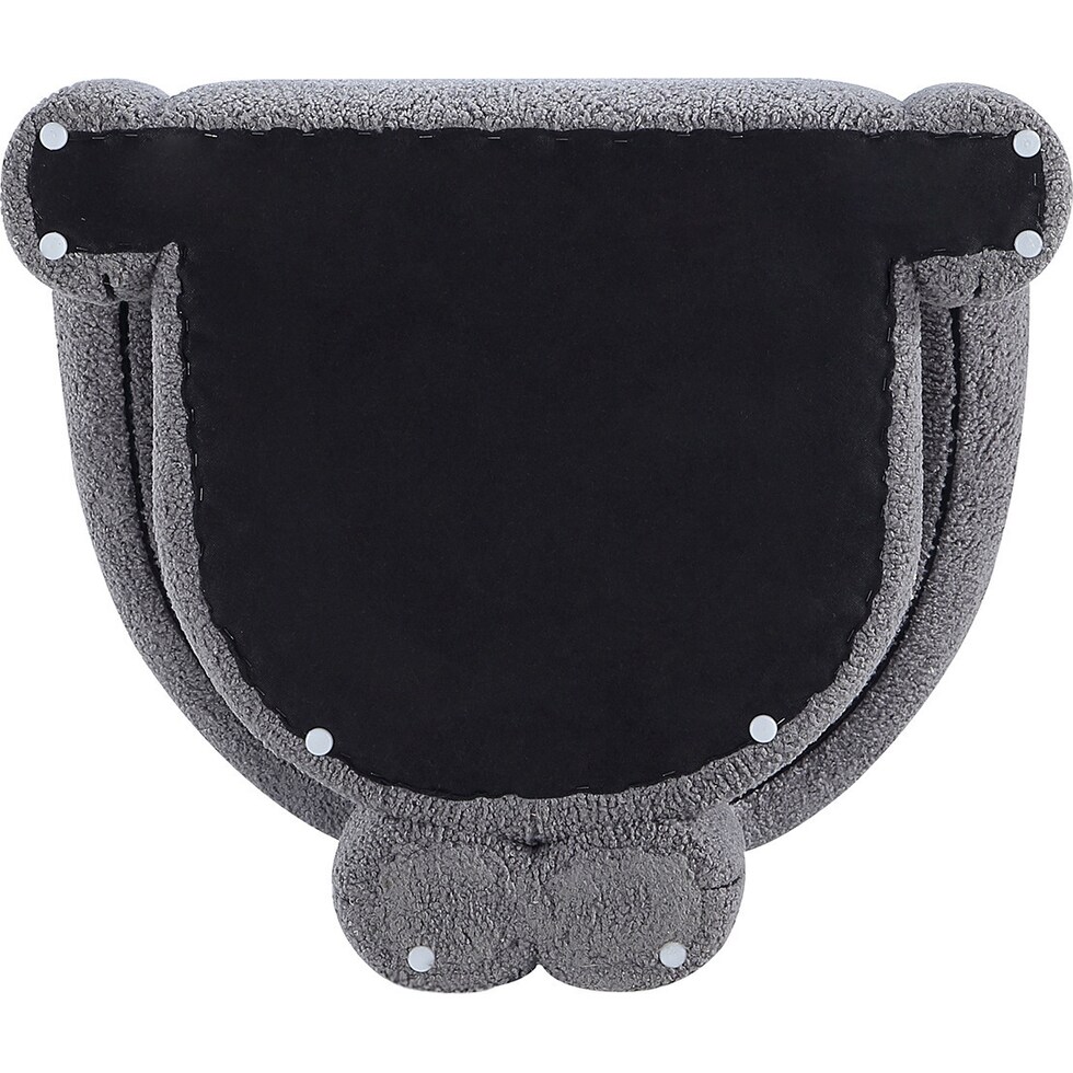 edmonda gray accent chair   
