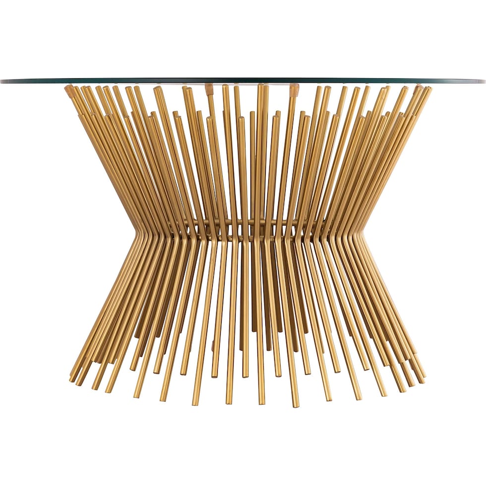 edwin gold coffee table   